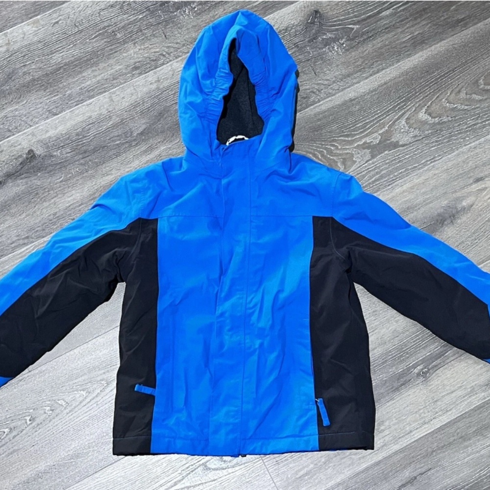 Lands' End Kids Blue and Black winter ski jacket